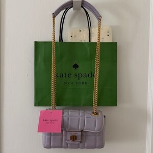 Kate Spade “Evelyn” Quilted Leather Crossbody